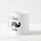 Mug Père élégant classique de la mariée Mustache (Devant gauche)