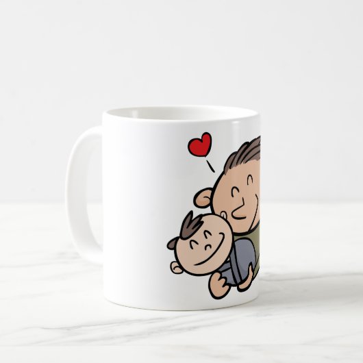 Mug Père Et Bébé (Devant gauche)