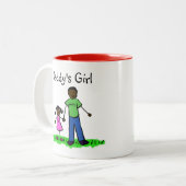Mug père et fille (nom de la Personnaliser) (Devant gauche)