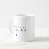 Mug Père fier d'un enfant autiste (Devant gauche)