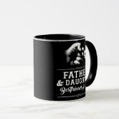 Mug Père Fille Amis Fist Bump Papa's Père (Devant droit)