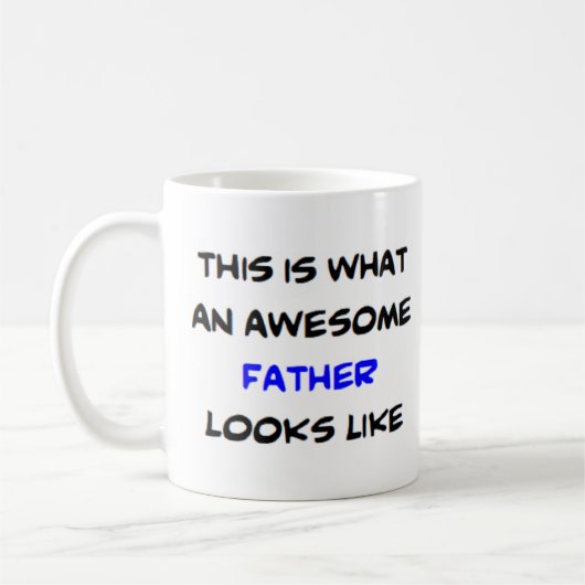 Mug père, génial (Gauche)