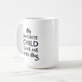 Mug Père, Maman Cadeaux Anniversaires Des Enfants (Devant gauche)