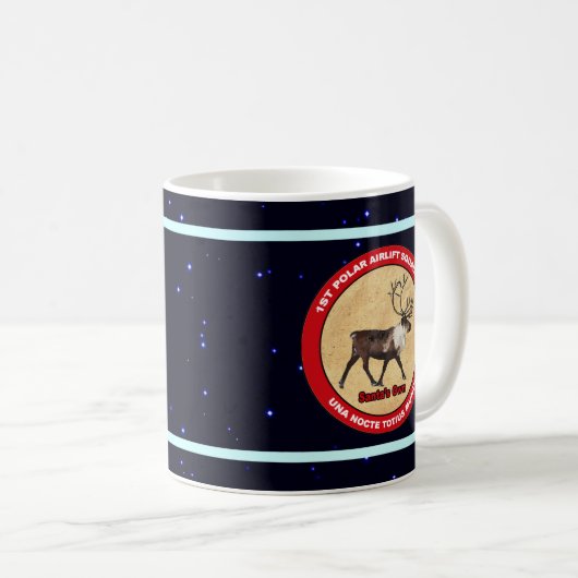 Mug Père Noël - 1er Escadron de transport aérien polai (Devant droit)