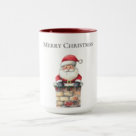 Mug Père Noël à Noël à Chimney (Centre)