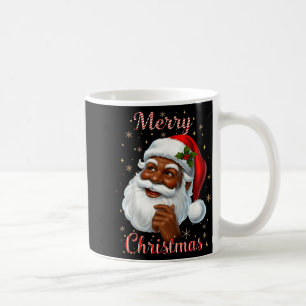 Mug Père Noël afro-américain Noël Cool Black X-mas
