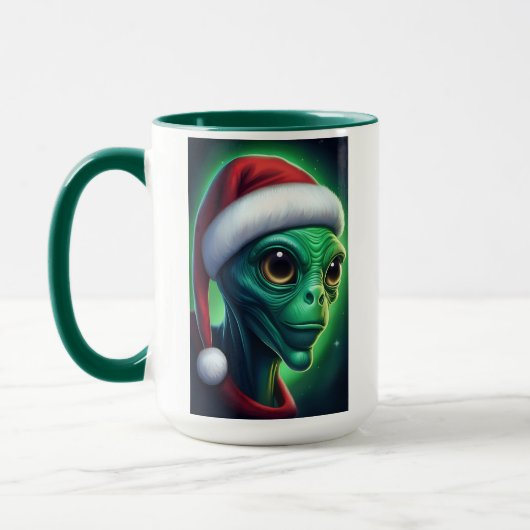 Mug Père Noël Alien (Gauche)
