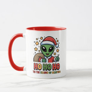 Mug Père Noël Alien Drôle 