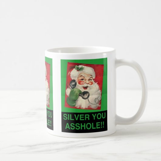 Mug Père Noël argenté (Droite)