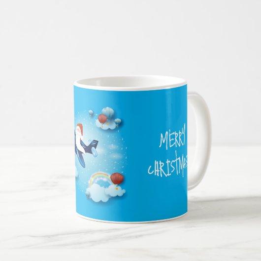Mug Père Noël arrive (Devant droit)