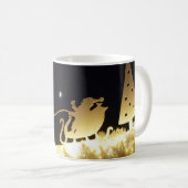 Mug Père Noël arrive..... (Mug) (Devant droit)