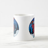 Mug Père Noël astronaute avec skateboard (Centre)