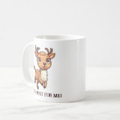 Mug Père Noël, attendez-moi ! (Devant gauche)
