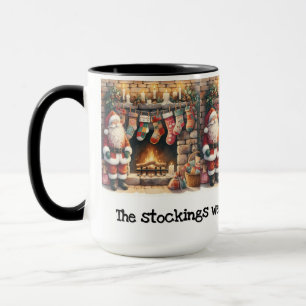 Mug Père Noël au coin de la cheminée Chaussettes de No