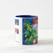 MUG PÈRE NOËL AVEC BALLONS ET ARBRE DE NOËL F MONOGRAM (Centre)