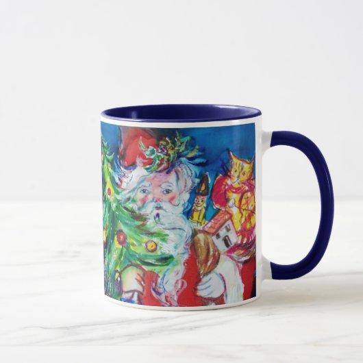 MUG PÈRE NOËL AVEC BALLONS ET NOËL ARBRE H MONOGRAMME (Droite)