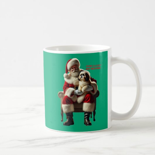Mug Père Noël avec Chien Tzu Chien Chien Chien Chien C (Droite)