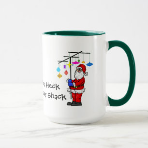 Mug Père Noël avec Musique d'antenne décorée