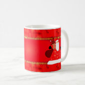 Mug Père Noël avec Reindeer Noël (Devant droit)