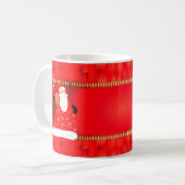 Mug Père Noël avec Reindeer Noël (Devant gauche)