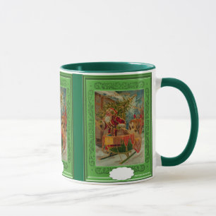Mug Père Noël avec un traîneau