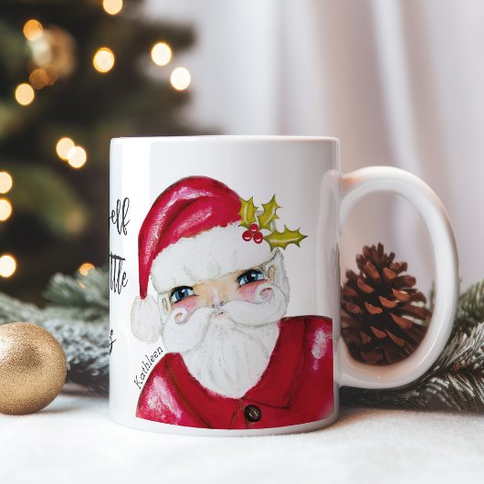 Mug Père Noël Ayez un joyeux petit nom de Noël