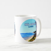 Mug Père Noël Barbara California Butterfly Beach Monte (Devant droit)