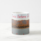 Mug Père Noël Barbara, Californie coucher de soleil mo (Centre)