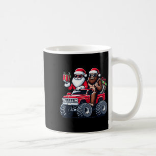 Mug Père Noël Bigfoot équitation Monster Camion Noël T