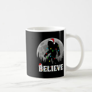 Mug Père Noël Bigfoot lumières de Noël Drôle Sasquatch