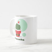 Mug Père Noël Cactus Nom Noël (Devant gauche)