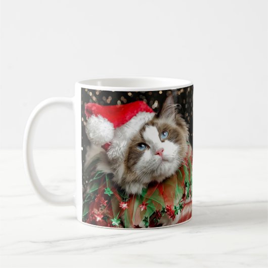Mug Père Noël Cat (Gauche)