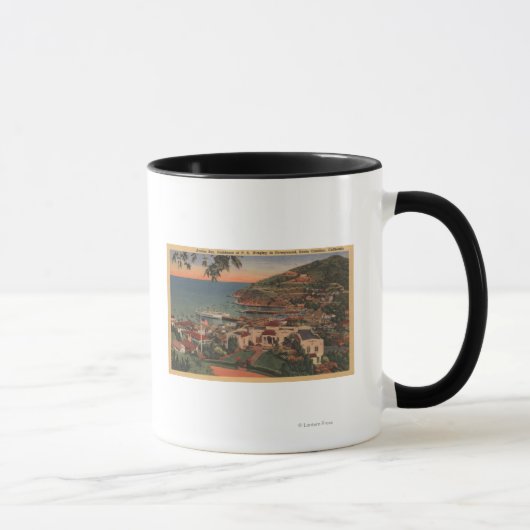Mug Père Noël Catalina, CA - Avalon Bay (Droite)