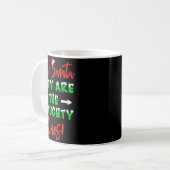 Mug Père Noël, ce sont eux les vilains Funny Christm (Devant gauche)