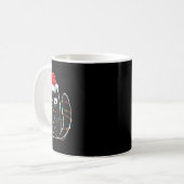 Mug Père Noël Chat Noir Tangé Dans L'Amoureux des chat (Devant gauche)
