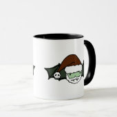 Mug Père Noël Chauve-Souris Vampire (Devant droit)