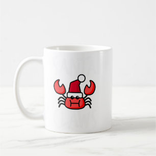 Mug Père Noël Claws Nouvelle-Angleterre Crabe drôle No