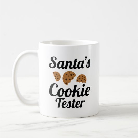 Mug Père Noël Cookie Tester (Gauche)
