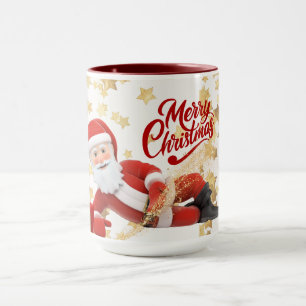 Mug Père Noël cool Vacances de Noël à Noël 🎅
