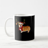 Mug Père Noël Corgi reiner Noël clair (Gauche)