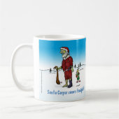 Mug Père Noël Corpse le Zombie de Noël (Gauche)
