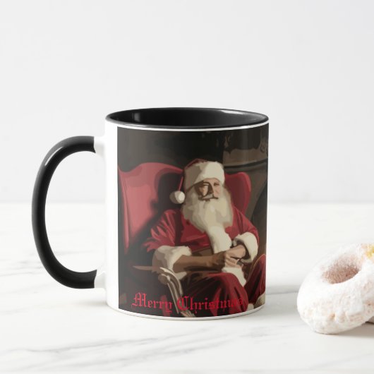 Mug Père Noël Cosy Nook (Avec donut)