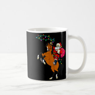 Mug Père Noël Cowboy à Cheval Noël Cowboy