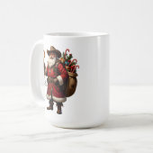 Mug Père Noël Cowboy Corde de Cœur (Devant gauche)
