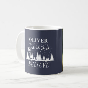 Mug Père Noël croit Noël traditionnel marine photo