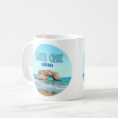 Mug Père Noël Cruz California Natural Bridges State Be (Devant gauche)