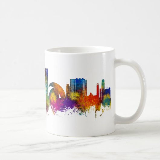 Mug Père Noël Cruz de Tenerife Espagne Skyline (Droite)