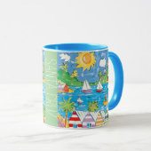 Mug Père Noël Cruz Mug-Beach (Devant droit)