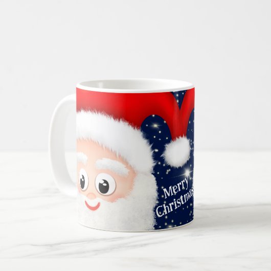 Mug Père Noël Custom Joyeux Noël (Devant gauche)
