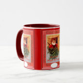 Mug Père Noël dans la fenêtre (Devant gauche)